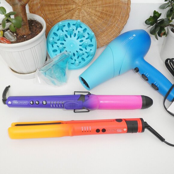 Conair Infinity Pro Summer of Love Curling Iron Flat Iron Hair Dryer SET Repair - Picture 1 of 4
